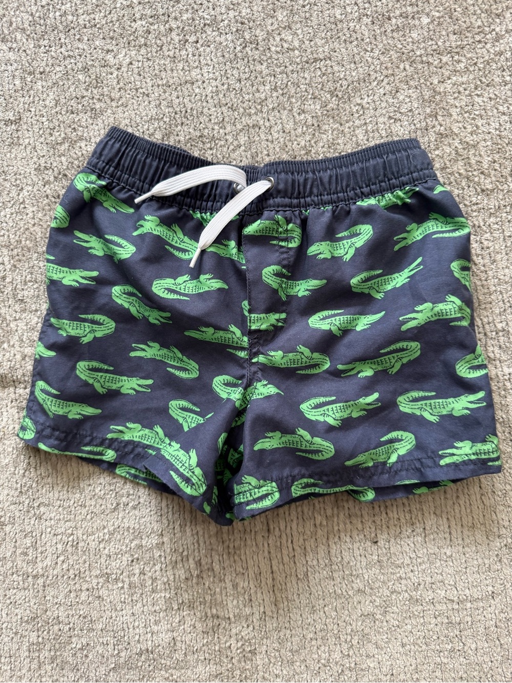 Simple Joys By Carter’s Alligator Print Swim Trunks 4T